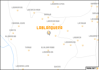 map of La Blanquera