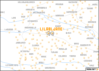 map of Labljane