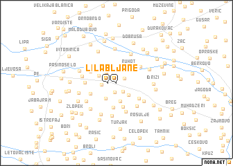 map of Labljane