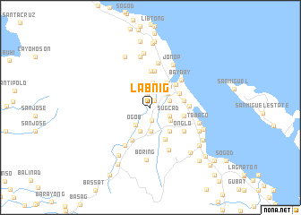 map of Labnig