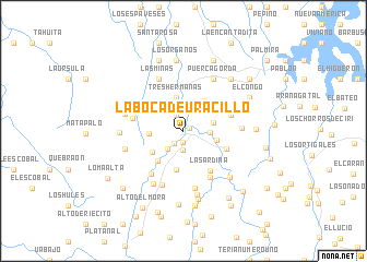 map of La Boca de Uracillo