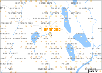 map of La Bocana