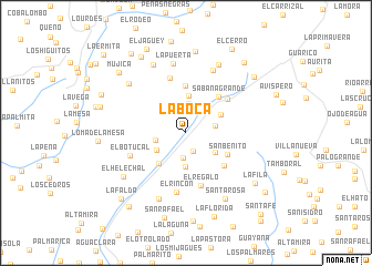 map of La Boca