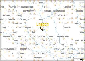 map of La Boca