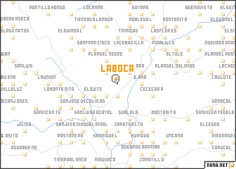 map of La Boca