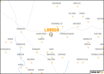 map of Laboda