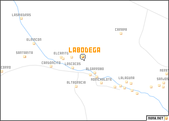 map of La Bodega