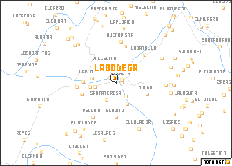 map of La Bodega