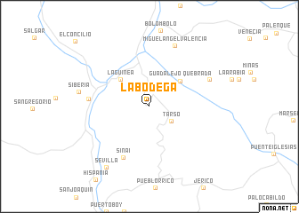 map of La Bodega