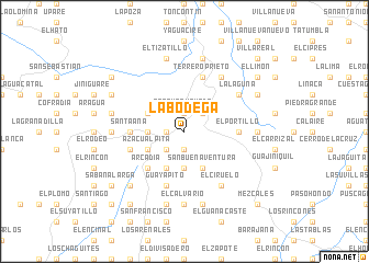 map of La Bodega