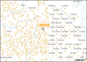map of Labode