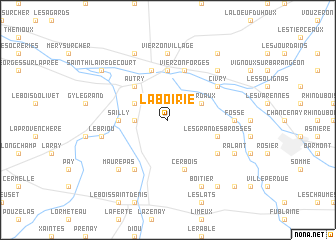 map of La Boirie