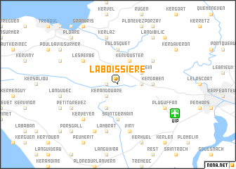 map of La Boissière