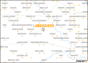 map of La Boissière