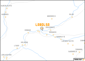 map of La Bolsa