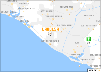 map of La Bolsa