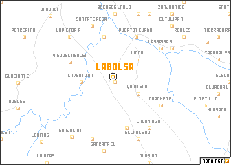 map of La Bolsa