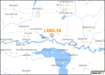 map of La Bolsa