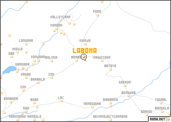 map of Laboma