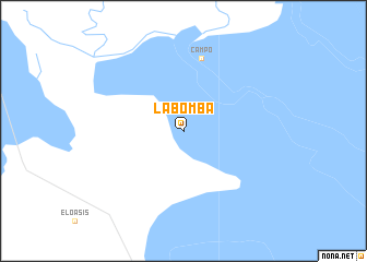 map of La Bomba