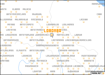 map of La Bomba