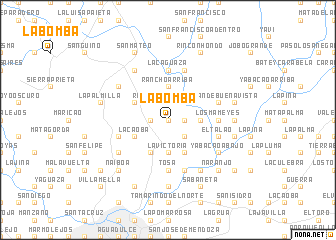 map of La Bomba