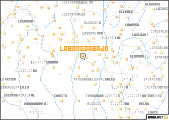 map of La Bongo Abajo