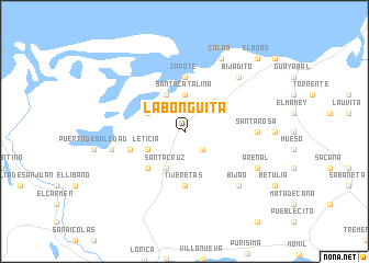 map of La Bonguita