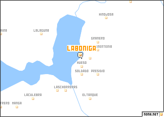 map of La Boñiga