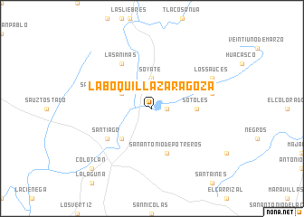 map of La Boquilla Zaragoza