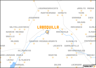 map of La Boquilla