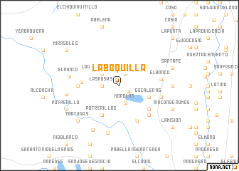 map of La Boquilla