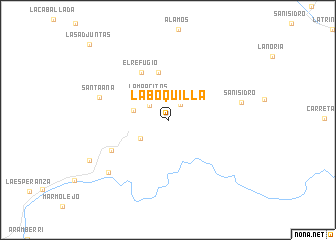 map of La Boquilla