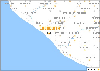 map of La Boquita