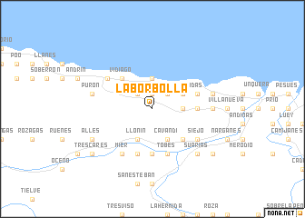 map of La Borbolla