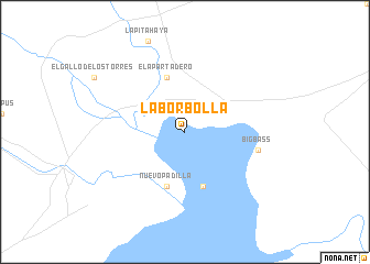 map of La Borbolla