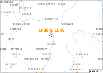 map of Laborcillas