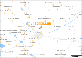 map of Laborcillas