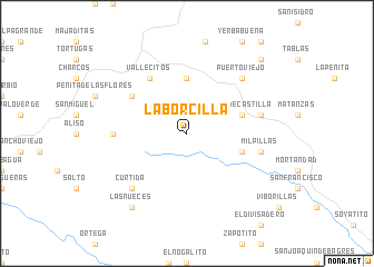 map of Laborcilla