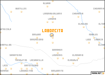 map of Laborcita