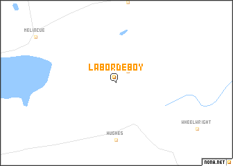 map of Labordeboy