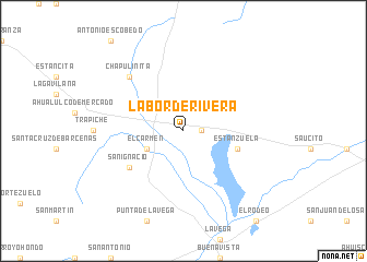 map of Labor de Rivera