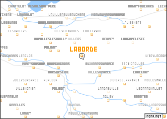 map of La Borde