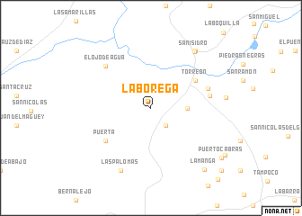 map of La Borega