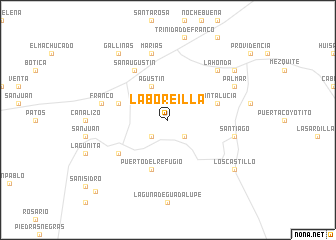 map of La Boreilla