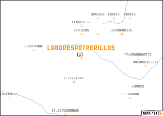 map of Labores Potrerillos