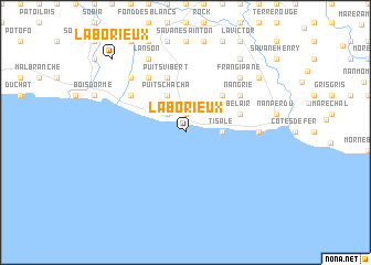 map of Laborieux