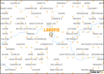 map of Laborie