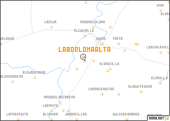 map of Labor Loma Alta