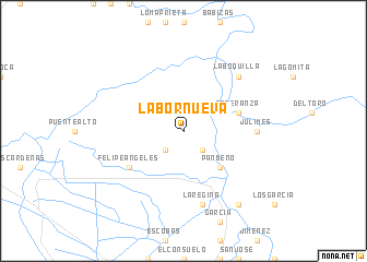 map of Labor Nueva